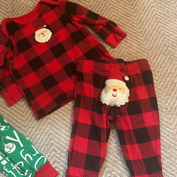 3/$15 Carters 6m Santa outfits - Christmas - Picture 3 of 4